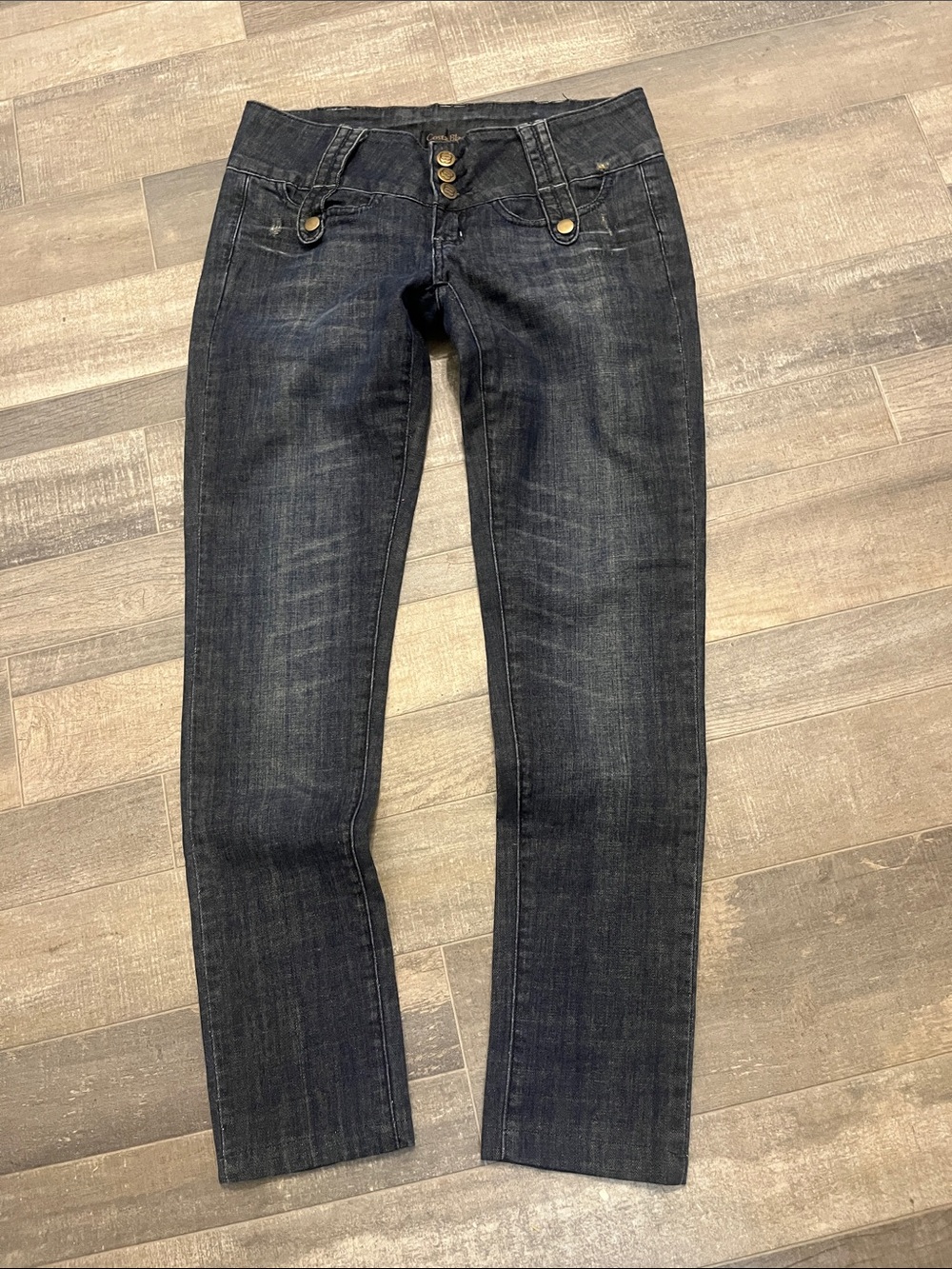 Costa Blanca Dark Indigo Straight Leg Jeans